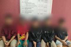 Polresta Tanjungpinang tangkap lima remaja perusak jembatan wisata